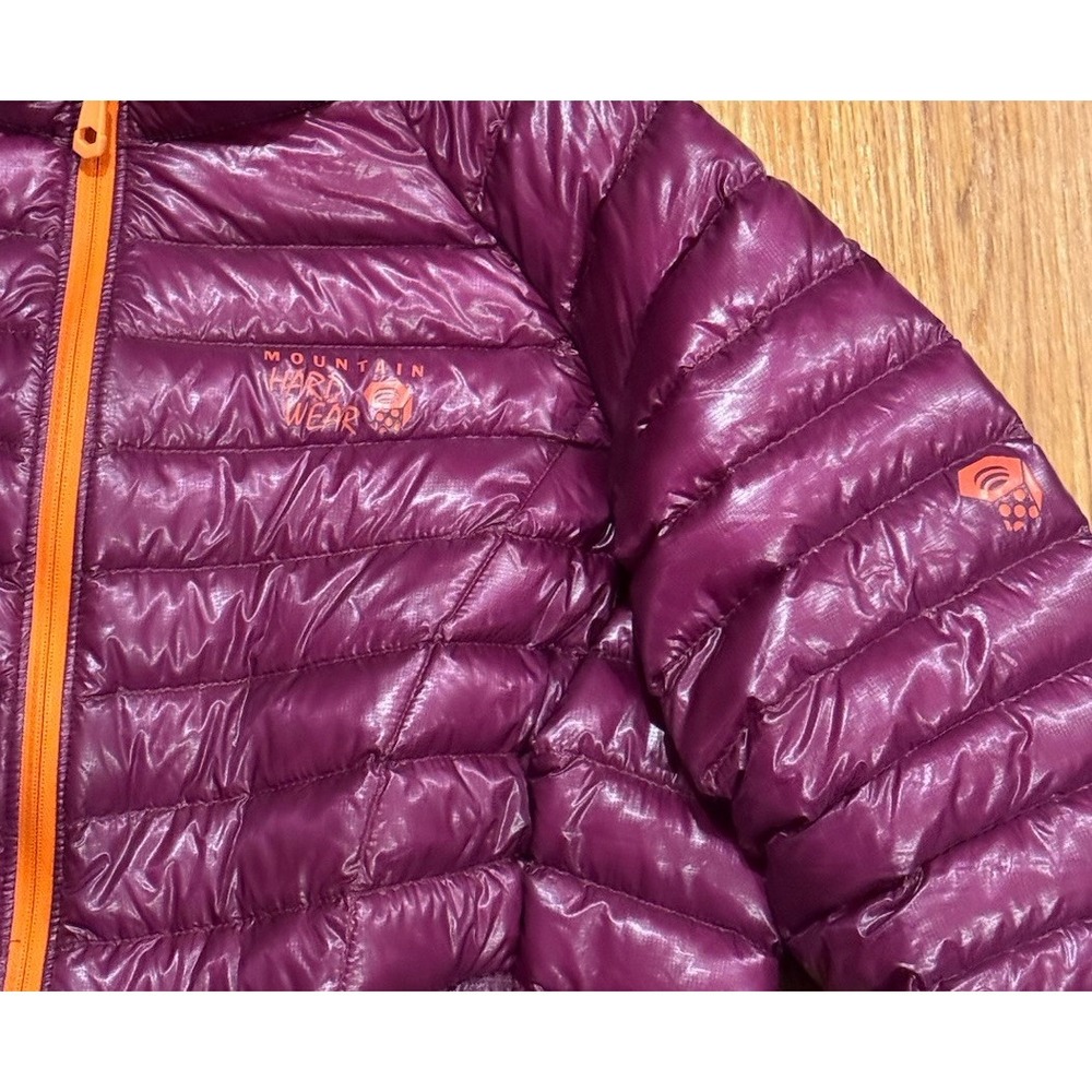 Mountain Hardwear Ghost Whisperer Jacket Hooded Down Jacket M Raspberry $380 - Picture 3 of 4
